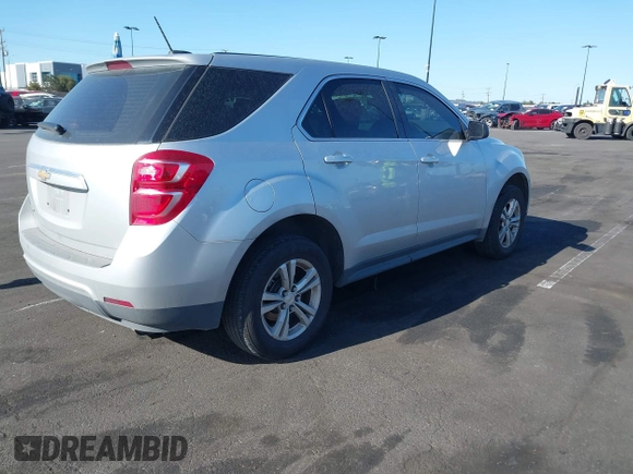 2017 Chevrolet Equinox LS with VIN 2GNALBEK1H1508339, listed as a IAAI auction lot 41965032 with 119,689 mi miles and . Bid and sale history available at DreamBid. Image 4.