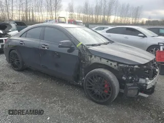 2018 Mercedes-Benz CLA with VIN WDDSJ5CB2JN579356, listed as a Copart auction lot 47038125 with 51,164 mi miles and Salvage Title. Bid and sale history available at carsss.com. Image 4.