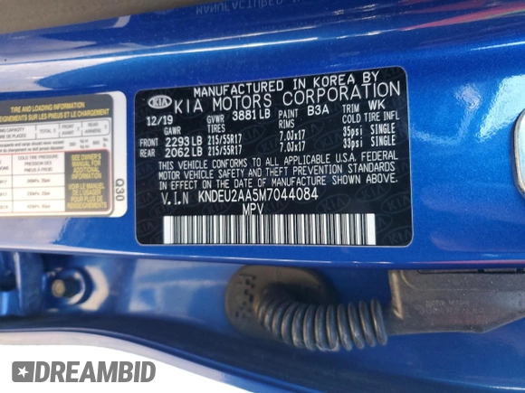 2021 Kia Seltos S with VIN KNDEU2AA5M7044084, listed as a Copart auction lot 88674365 with 34,174 mi miles and Salvage Title. Bid and sale history available at DreamBid. Image 15.