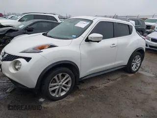 2015 Nissan Juke S with VIN JN8AF5MR9FT507984, listed as a IAAI auction lot 41539017 with 132,597 mi miles. Bid and sale history available at carsss.com. Image 2.