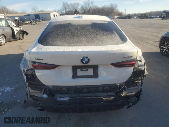 2023 BMW 4 Series 430i xDrive with VIN WBA73AV05PFN90009, listed as a Copart auction lot 85745004 with 41,736 mi miles and Salvage title. Bid and sale history available at DreamBid. Image 6.
