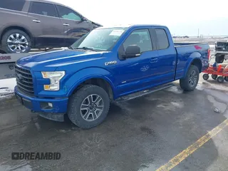 2017 Ford F-150 XL with VIN 1FTEX1EP9HKC95502, listed as a IAAI auction lot 41731718 with 181,487 mi miles. Bid and sale history available at carsss.com. Image 2.