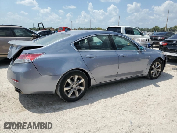2012 Acura TL Tech Auto with VIN 19UUA8F54CA003029, listed as a Copart auction lot 52347455 with 129,459 mi miles and Salvage Title. Bid and sale history available at carsss.com. Image 3.