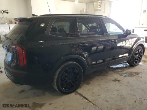 2021 Kia Telluride SX with VIN 5XYP5DHC8MG186179, listed as a Copart auction lot 46685605 with 0 mi miles and Salvage Title. Bid and sale history available at carsss.com. Image 3.