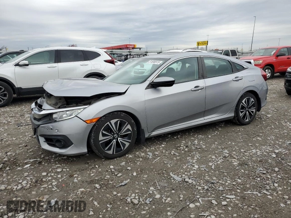 2017 Honda Civic EX-T with VIN 19XFC1F32HE031553, listed as a Copart auction lot 51698515 with 71,940 mi miles and Salvage Title. Bid and sale history available at carsss.com. Image 1.
