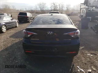 2016 Hyundai Sonata Hybrid SE with VIN KMHE24L13GA026586, listed as a Copart auction lot 41181063 with 0 mi miles. Bid and sale history available at carsss.com. Image 6.