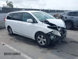 2013 Toyota Sienna LE AAS with VIN 5TDKK3DC2DS302465, listed as a IAAI auction lot 42241744 with 149,937 mi miles and . Bid and sale history available at DreamBid. Image 1.