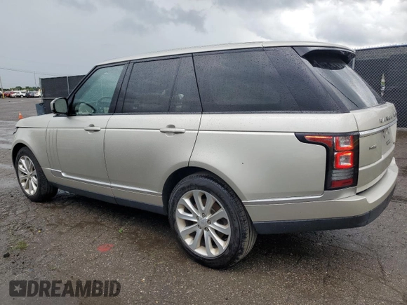 2014 Land Rover Range Rover HSE with VIN SALGS2WF7EA135776, listed as a Copart auction lot 61751015 with 87,108 mi miles and Clean title. Bid and sale history available at DreamBid. Image 2.