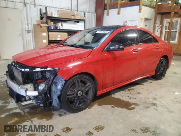 2018 Mercedes-Benz CLA 250 with VIN WDDSJ4EB6JN607294, listed as a Copart auction lot 44976164 with 65,192 mi miles and . Bid and sale history available at DreamBid. Image 1.