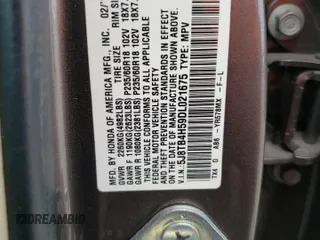 2013 Acura RDX Tech Pkg with VIN 5J8TB4H59DL021675, listed as a Copart auction lot 66202874 with 181,043 mi miles and Salvage Title. Bid and sale history available at carsss.com. Image 12.