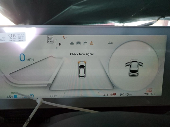 2024 Hyundai Ioniq 5 SEL с VIN KM8KN4DE2RU272669, выставлен на аукционе Copart как лот 54598155 с пробегом 9 810 миль миль и Списание • Salvage title. История ставок и продаж доступна на DreamBid. Изображение 9.