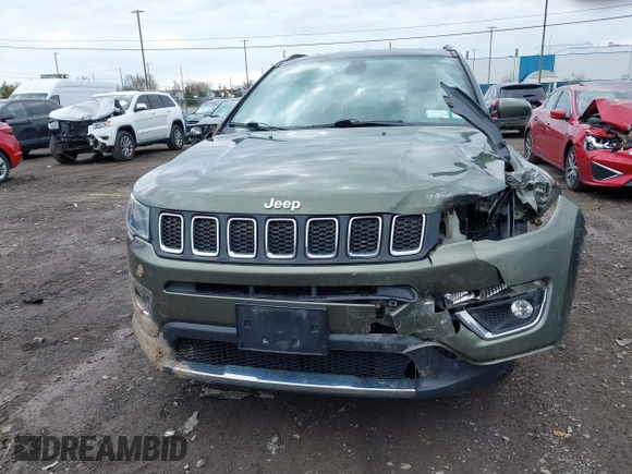 2020 Jeep Compass Limited with VIN 3C4NJDCBXLT123657, listed as a IAAI auction lot 42004527 with 99,669 mi miles and . Bid and sale history available at DreamBid. Image 12.