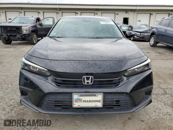2023 Honda Civic Sedan EX with VIN 2HGFE1F76PH303393, listed as a Copart auction lot 71535614 with 18,539 mi miles and Salvage Title. Bid and sale history available at carsss.com. Image 5.