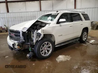 2015 GMC Yukon SLT with VIN 1GKS2BKC2FR110448, listed as a Copart auction lot 45270085 with 139,730 mi miles and Clean Title. Bid and sale history available at carsss.com. Image 1.