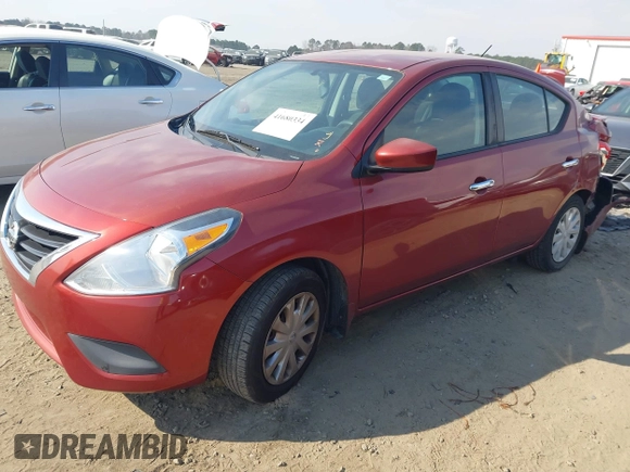 2016 Nissan Versa S Plus with VIN 3N1CN7AP3GL893655, listed as a IAAI auction lot 41680334 with 130,754 mi miles. Bid and sale history available at carsss.com. Image 2.