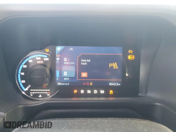 2024 Ford Bronco with VIN 1FMEE1BP7RLA20924, listed as a Copart auction lot 69381544 with 8,042 mi miles and Salvage title. Bid and sale history available at DreamBid. Image 9.