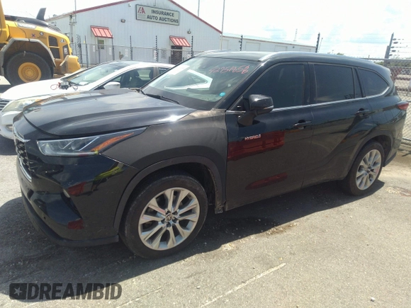 2021 Toyota Highlander Hybrid Limited with VIN 5TDYARAH8MS505859, listed as a IAAI auction lot 42751858 with 43,879 mi miles and . Bid and sale history available at DreamBid. Image 6.