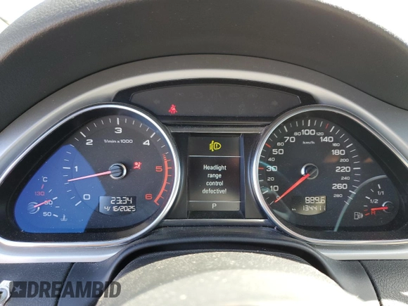 2014 Audi Q7 with VIN WA1DMCFE1ED004286, listed as a Copart auction lot 53513755 with 134,411 mi miles and Clean title. Bid and sale history available at DreamBid. Image 9.