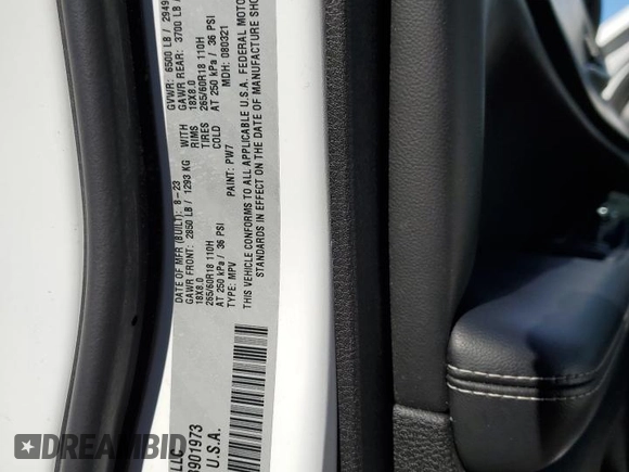 2023 Jeep Grand Cherokee Laredo z VIN 1C4RJJAG6P8901973, wystawiony jako Copart lot #46863865 z przebiegiem 40 200 mil mil oraz Czysty tytuł • Clean title. Historia ofert i sprzedaży dostępna na DreamBid. Obrazek 13.