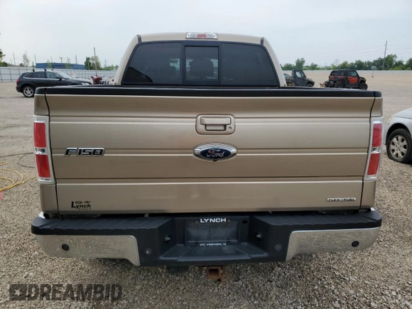 2011 Ford F-150 XL with VIN 1FTFW1EF5BFA45768, listed as a Copart auction lot 59952055 with 150,636 mi miles and Salvage title. Bid and sale history available at DreamBid. Image 6.