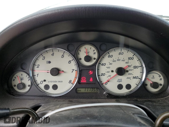 2001 Mazda MX-5 Miata with VIN JM1NB353510214097, listed as a Copart auction lot 50306595 with 111,359 mi miles and Salvage Title. Bid and sale history available at DreamBid. Image 9.