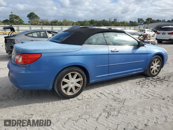 2008 Chrysler Sebring Limited with VIN 1C3LC65M88N231878, listed as a Copart auction lot 84882544 with 111,318 mi miles and Clean Title. Bid and sale history available at carsss.com. Image 3.