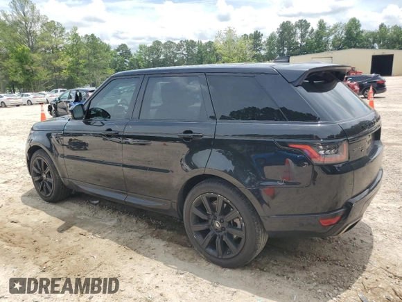 2020 Land Rover Range Rover Sport HSE with VIN SALWR2SU1LA731443, listed as a Copart auction lot 59311295 with 79,429 mi miles and Salvage title. Bid and sale history available at DreamBid. Image 2.