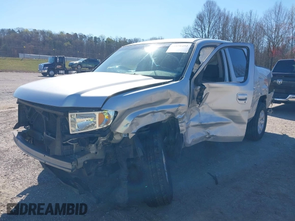 2007 Honda Ridgeline RTS with VIN 2HJYK16417H502658, listed as a IAAI auction lot 41878452 with 1 mi miles. Bid and sale history available at carsss.com. Image 2.