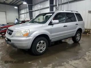 2005 Honda Pilot EX-L z VIN 5FNYF18555B026321, wystawiony jako Copart lot #55071155 z przebiegiem 297 319 mil mil oraz Szkoda całkowita • Salvage title. Historia ofert i sprzedaży dostępna na DreamBid. Obrazek 1.