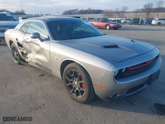 2018 Dodge Challenger GT with VIN 2C3CDZGG4JH255681, listed as a IAAI auction lot 41293951 with 106,164 mi miles. Bid and sale history available at carsss.com. Image 1.