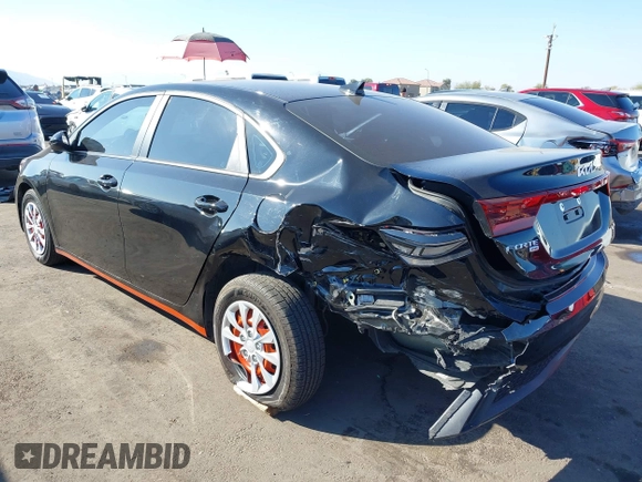 2023 Kia Forte LXS with VIN 3KPF24AD7PE684267, listed as a IAAI auction lot 41469986 with 23,780 mi miles and . Bid and sale history available at carsss.com. Image 3.