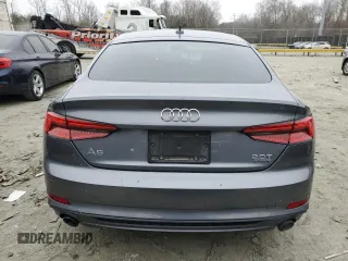 2018 Audi A5 Sportback Premium Plus with VIN WAUENCF53JA005570, listed as a Copart auction lot 45690585 with 104,364 mi miles and Salvage Title. Bid and sale history available at carsss.com. Image 6.