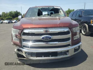 2015 Ford F-150 XL with VIN 1FTEW1CF8FKE77315, listed as a Copart auction lot 57329055 with 138,552 mi miles and Salvage title. Bid and sale history available at DreamBid. Image 5.