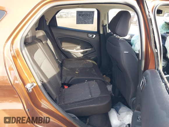 2019 Ford EcoSport SE with VIN MAJ3S2GE1KC298683, listed as a IAAI auction lot 41337638 with Not Provided miles and . Bid and sale history available at DreamBid. Image 8.