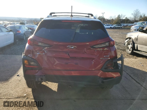 2020 Hyundai Kona SEL with VIN KM8K2CAA9LU419775, listed as a Copart auction lot 70791932 with 41,334 mi miles. Bid and sale history available at carsss.com. Image 6.