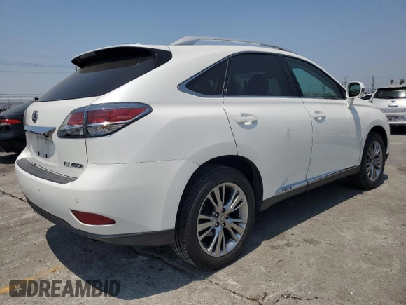 2013 Lexus RX 450h с VIN JTJBC1BA8D2446352, выставлен на аукционе Copart как лот 64780975 с пробегом 164 216 миль миль и Списание • Salvage title. История ставок и продаж доступна на DreamBid. Изображение 3.