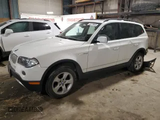 2008 BMW X3 3.0si with VIN WBXPC93468WJ24035, listed as a Copart auction lot 46179645 with 264,916 mi miles and Salvage Title. Bid and sale history available at carsss.com. Image 1.