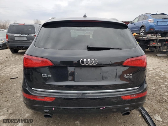 2015 Audi Q5 Premium with VIN WA1CFAFP2FA116464, listed as a Copart auction lot 44957165 with 133,782 mi miles and Salvage Title. Bid and sale history available at carsss.com. Image 6.