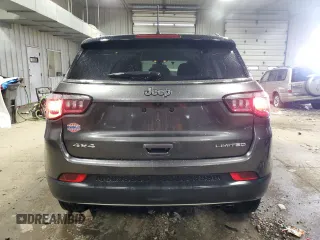 2018 Jeep Compass Limited с VIN 3C4NJDCB8JT454542, выставлен на аукционе Copart как лот 51874225 с пробегом 71 681 миль миль и На запчасти • Non repairable. История ставок и продаж доступна на DreamBid. Изображение 6.