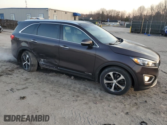 2017 Kia Sorento EX with VIN 5XYPHDA57HG307373, listed as a Copart auction lot 48811185 with 105,447 mi miles and Salvage Title. Bid and sale history available at DreamBid. Image 4.