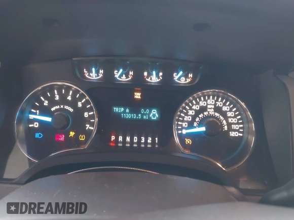 2013 Ford F-150 XL with VIN 1FTFW1EF5DFB99853, listed as a IAAI auction lot 42024669 with 113,013 mi miles. Bid and sale history available at carsss.com. Image 7.