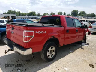 2010 Ford F-150 XL with VIN 1FTEW1E84AFA14622, listed as a Copart auction lot 62355984 with 144,578 mi miles and Salvage Title. Bid and sale history available at carsss.com. Image 3.