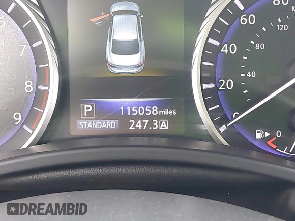 2014 Infiniti Q50 Premium z VIN JN1BV7AP8EM671403, wystawiony jako IAAI lot #41837716 z przebiegiem 115 058 mil mil oraz . Historia ofert i sprzedaży dostępna na DreamBid. Obrazek 16.