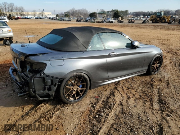 2016 BMW 2 Series M235i with VIN WBA1M1C53GV394612, listed as a Copart auction lot 42527815 with 60,630 mi miles and Salvage Title. Bid and sale history available at carsss.com. Image 3.