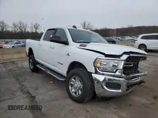 2022 Ram 2500 Big Horn with VIN 3C6UR5DL1NG321466, listed as a Copart auction lot 82975784 with 0 mi miles and Salvage Title. Bid and sale history available at carsss.com. Image 4.