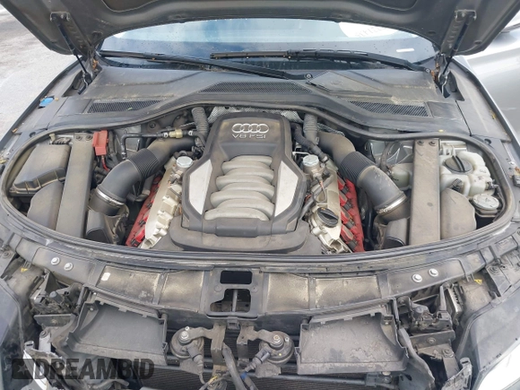 2011 Audi A8 with VIN WAUAVAFD0BN018197, listed as a IAAI auction lot 42221435 with 74,465 mi miles and . Bid and sale history available at DreamBid. Image 10.