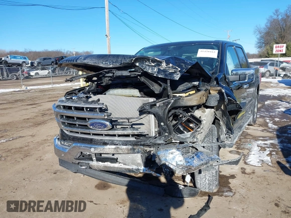 2023 Ford F-150 XL with VIN 1FTFW1E89PFC59073, listed as a IAAI auction lot 41420163 with 14,565 mi miles. Bid and sale history available at carsss.com. Image 17.