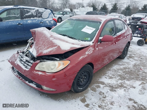 2008 Hyundai Elantra GLS with VIN KMHDU46D58U541858, listed as a IAAI auction lot 41613915 with 192,596 mi miles. Bid and sale history available at carsss.com. Image 17.