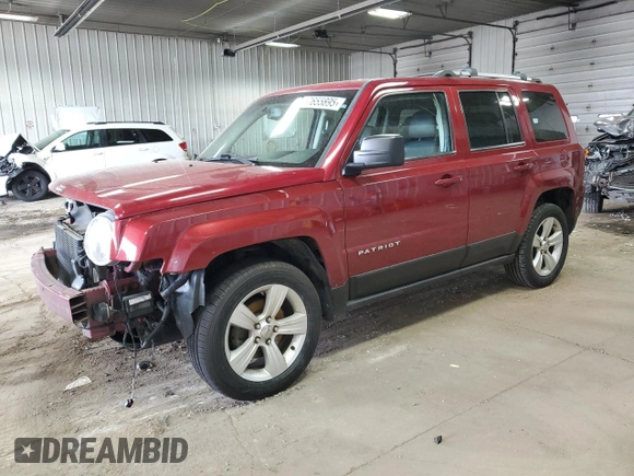 2014 Jeep Patriot Limited with VIN 1C4NJRCB2ED727614, listed as a Copart auction lot 57655895 with 78,720 mi miles and Non repairable. Bid and sale history available at DreamBid. Image 1.