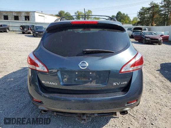 2012 Nissan Murano S with VIN JN8AZ1MW5CW215426, listed as a Copart auction lot 71304894 with 123,177 mi miles and Non Repairable. Bid and sale history available at DreamBid. Image 6.